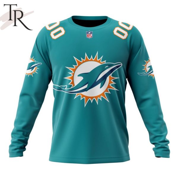 NFL Miami Dolphins 2024 Personalized Name And Number Hoodie