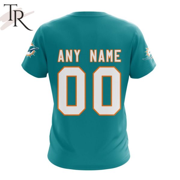 NFL Miami Dolphins 2024 Personalized Name And Number Hoodie
