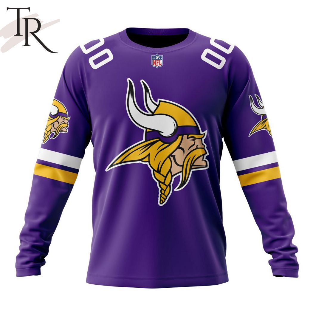 NFL Minnesota Vikings 2024 Personalized Name And Number Hoodie