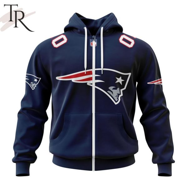 NFL New England Patriots 2024 Personalized Name And Number Hoodie