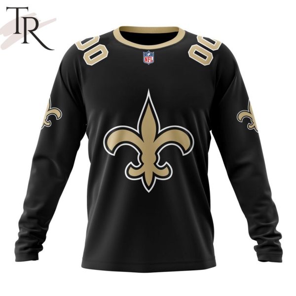 NFL New Orleans Saints 2024 Personalized Name And Number Hoodie