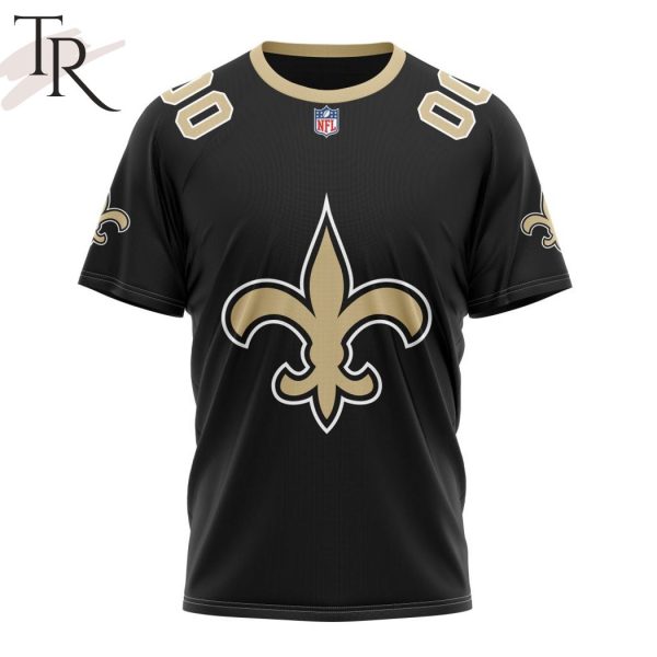 NFL New Orleans Saints 2024 Personalized Name And Number Hoodie