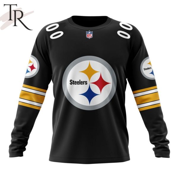 NFL Pittsburgh Steelers 2024 Personalized Name And Number Hoodie