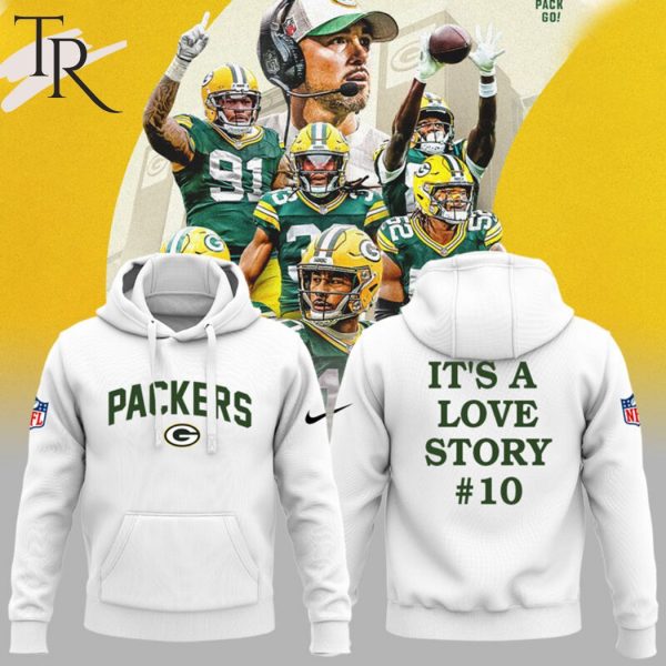 NFL Green Bay Packers It’s A Love Story 10 Hoodie