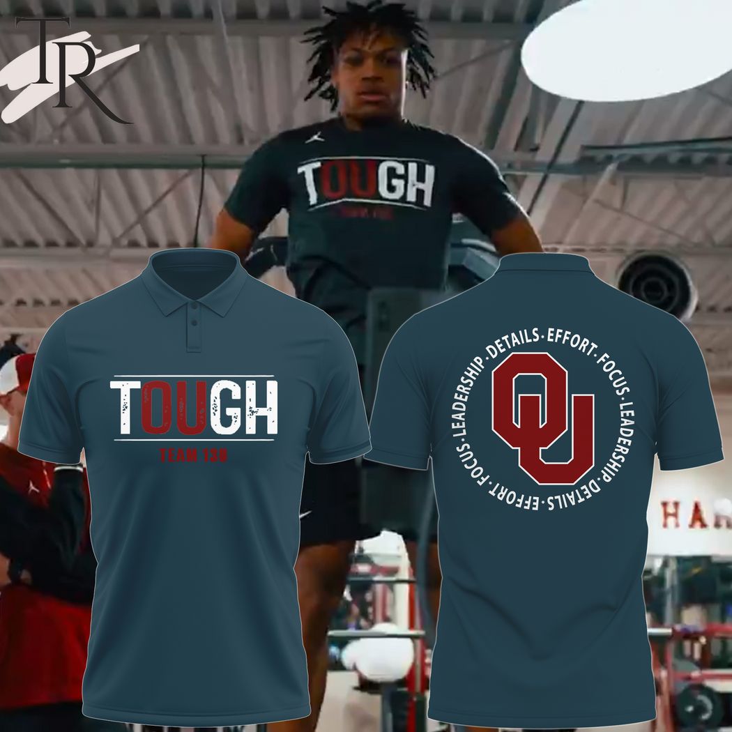 Special Touch Team 130 Oklahoma Football Details Effort Focus Leadership Polo Shirt