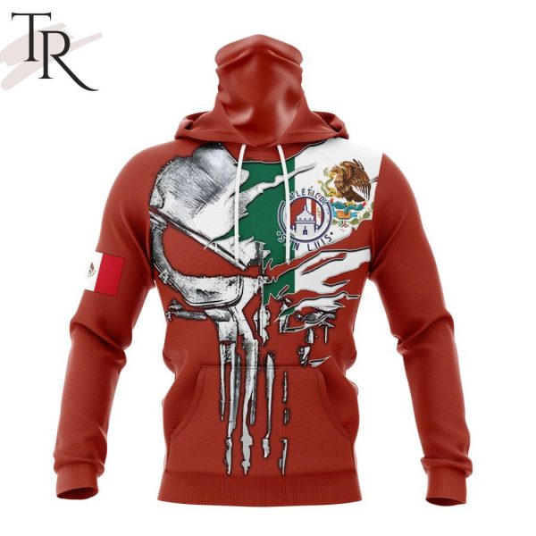 LIGA MX Atletico San Luis Special Skull Design Concept Kits Hoodie