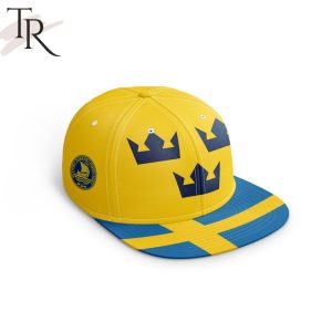 Sweden National Ice Hockey Team Personalized Yellow Snapback Design Snapback Hats