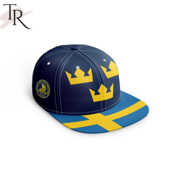 Sweden National Ice Hockey Team Personalized Navy Snapback Design Snapback Hats