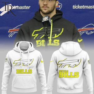 NFL Buffalo Bills Josh Allen Hoodie – White