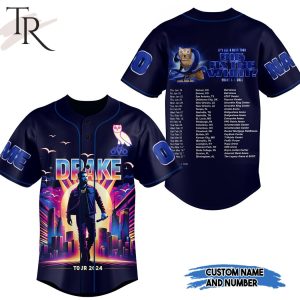 Personalized Drake & J. Cole It’s All A Blur Tour Big As The What Baseball Jersey