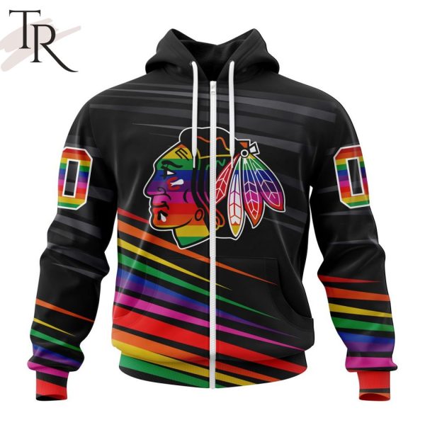NHL Chicago Blackhawks Special Pride Design Hockey Is For Everyone Hoodie