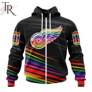 NHL Detroit Red Wings Special Pride Design Hockey Is For Everyone Hoodie