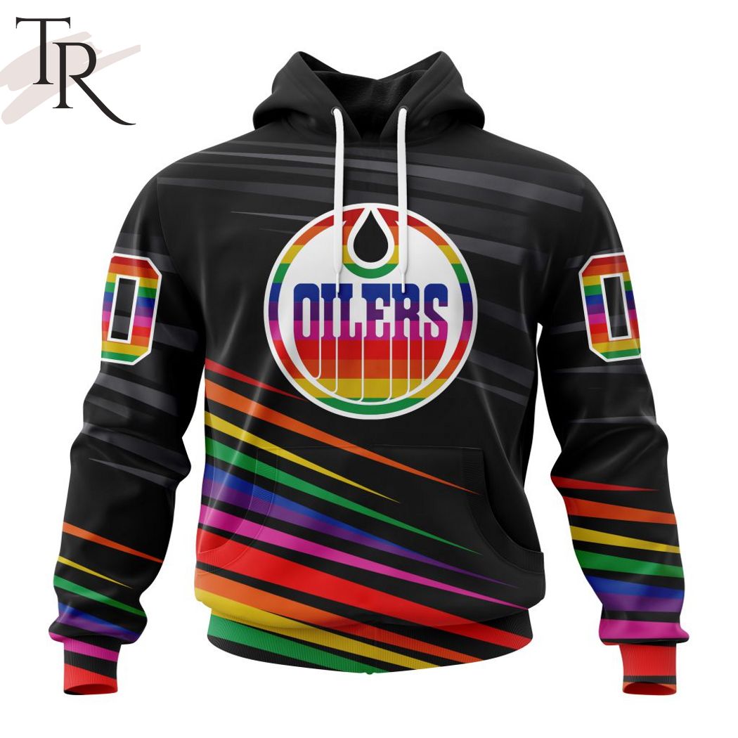 NHL Edmonton Oilers Special Pride Design Hockey Is For Everyone Hoodie
