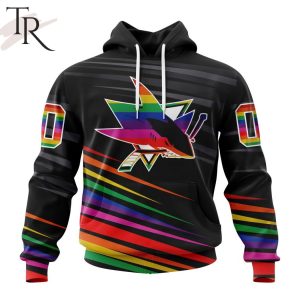 NHL San Jose Sharks Special Pride Design Hockey Is For Everyone Hoodie