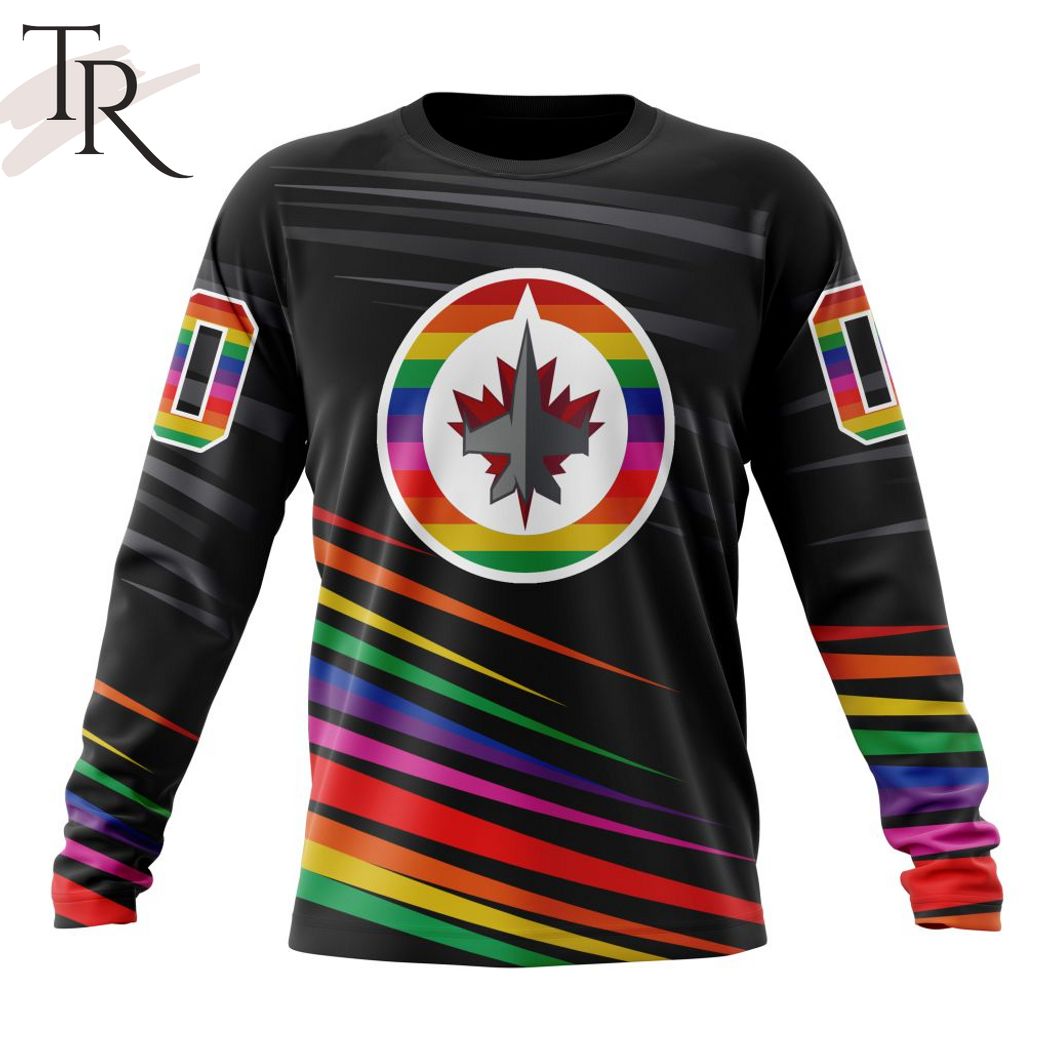 NHL Winnipeg Jets Special Pride Design Hockey Is For Everyone Hoodie