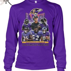 Super Bowl LVIII 2024 Baltimore Ravens T-Shirt