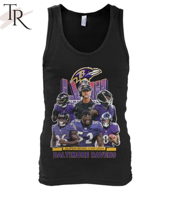 Super Bowl LVIII 2024 Baltimore Ravens T-Shirt