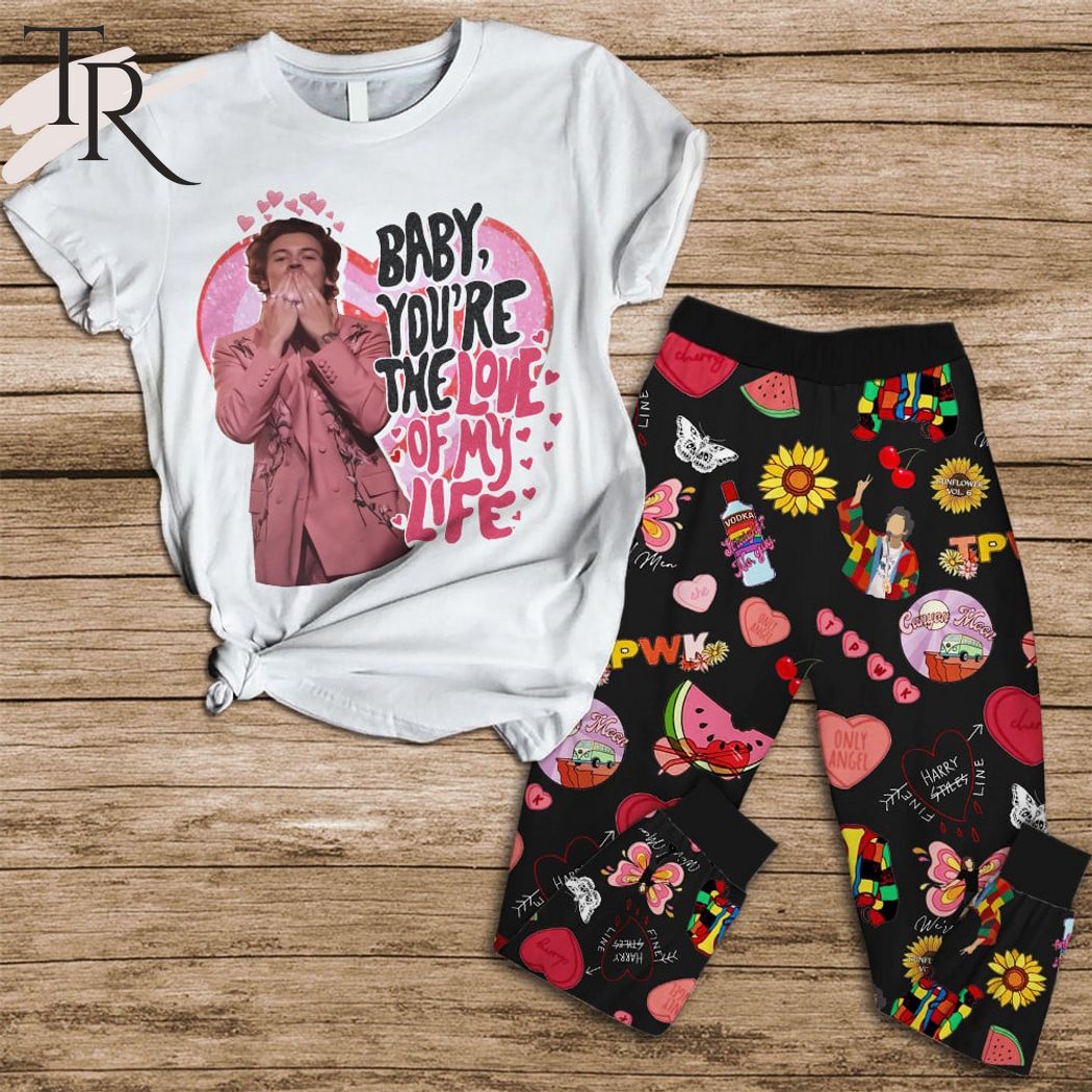 Harry Styles Baby You're The Love Of My Life Pajamas Set