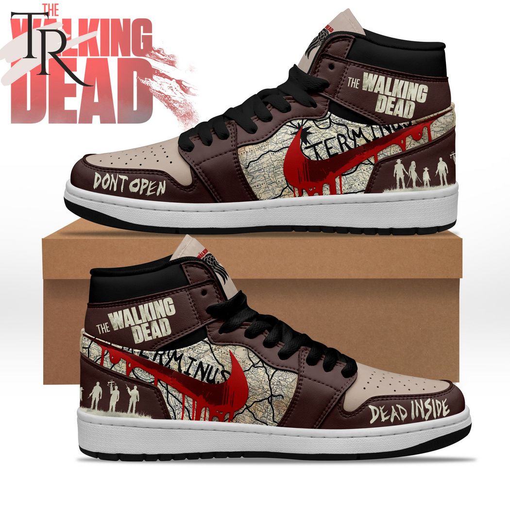 The Walking Dead Don't Open Dead Inside Air Jordan 1, Hightop