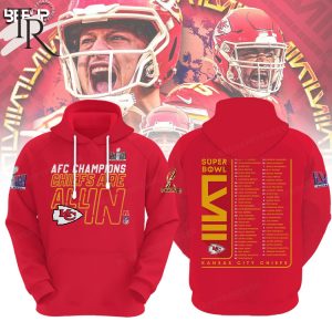 AFC Champions Chiefs Are All In Super Bowl LVIII Red Hoodie, Longpants