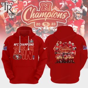 NFC Champions 49ers Are All In Super Bowl LVIII Red Hoodie, Longpants