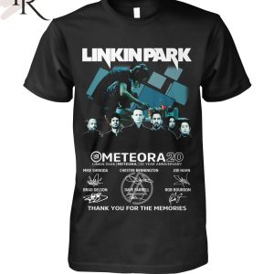 Linkin Park Meteora 20 Year Anniversary Thank You For The Memories T-Shirt