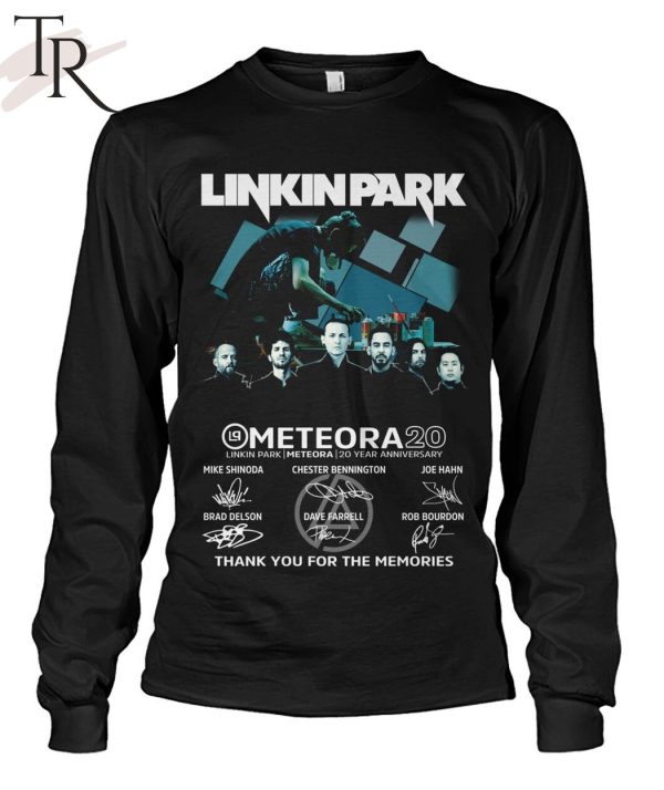 Linkin Park Meteora 20 Year Anniversary Thank You For The Memories T-Shirt