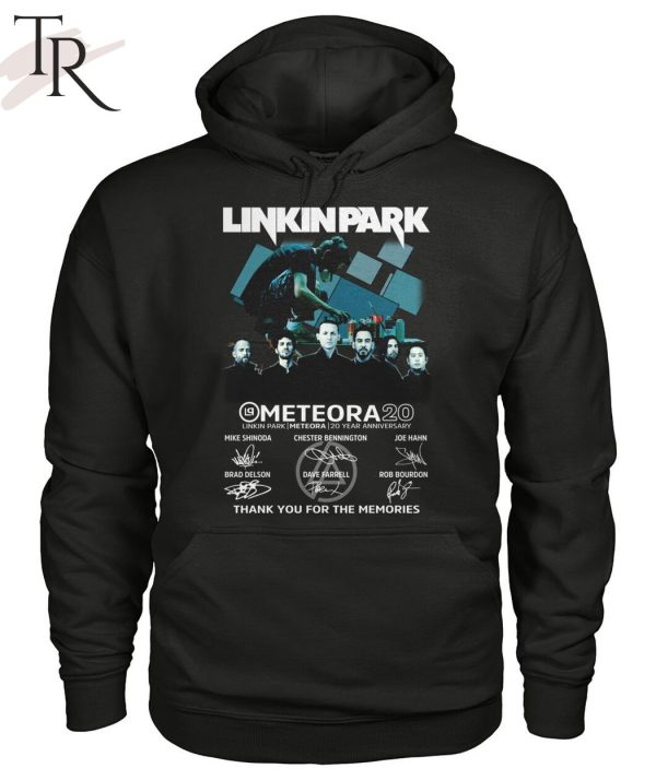 Linkin Park Meteora 20 Year Anniversary Thank You For The Memories T-Shirt