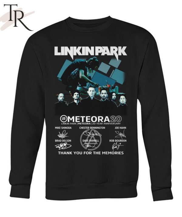 Linkin Park Meteora 20 Year Anniversary Thank You For The Memories T-Shirt