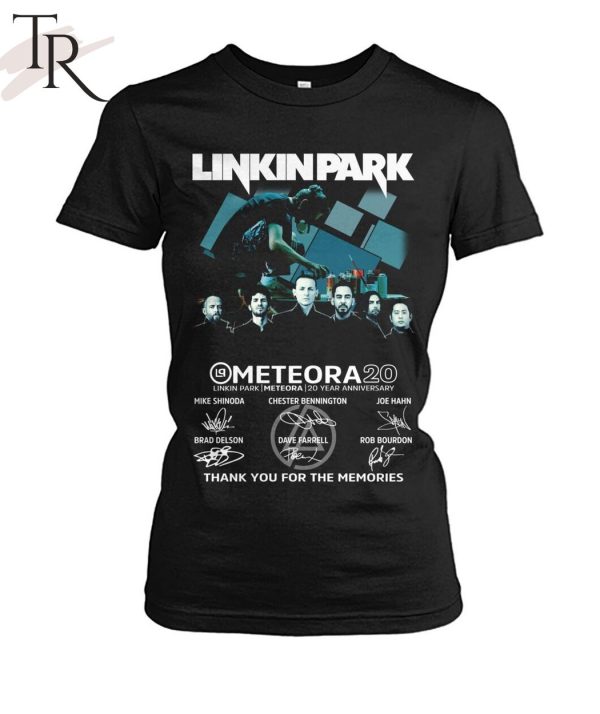 Linkin Park Meteora 20 Year Anniversary Thank You For The Memories T-Shirt