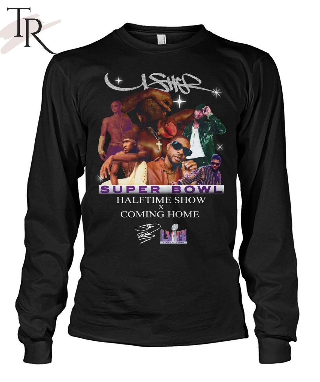 Usher Super Bowl LVIII Halftime Show X Coming Home T-Shirt