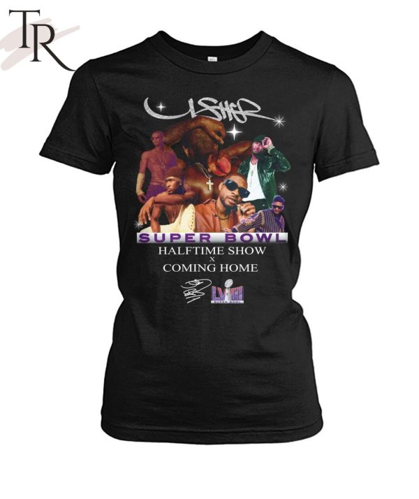 Usher Super Bowl LVIII Halftime Show X Coming Home T-Shirt