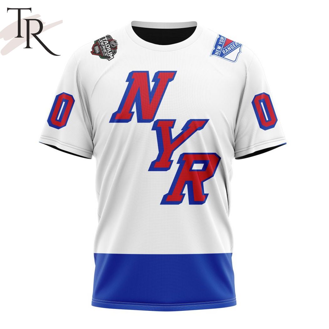 NHL New York Rangers Personalized 2024 Stadium Series Hoodie