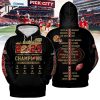 AFC Champions Kansas City Chiefs 4 Times Hoodie – Red