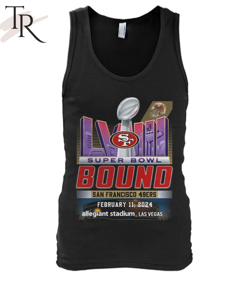 Super Bowl LVIII The Bound San Francisco 49ers February 11, 2024 Allegiant Stadium, Las Vegas T-Shirt