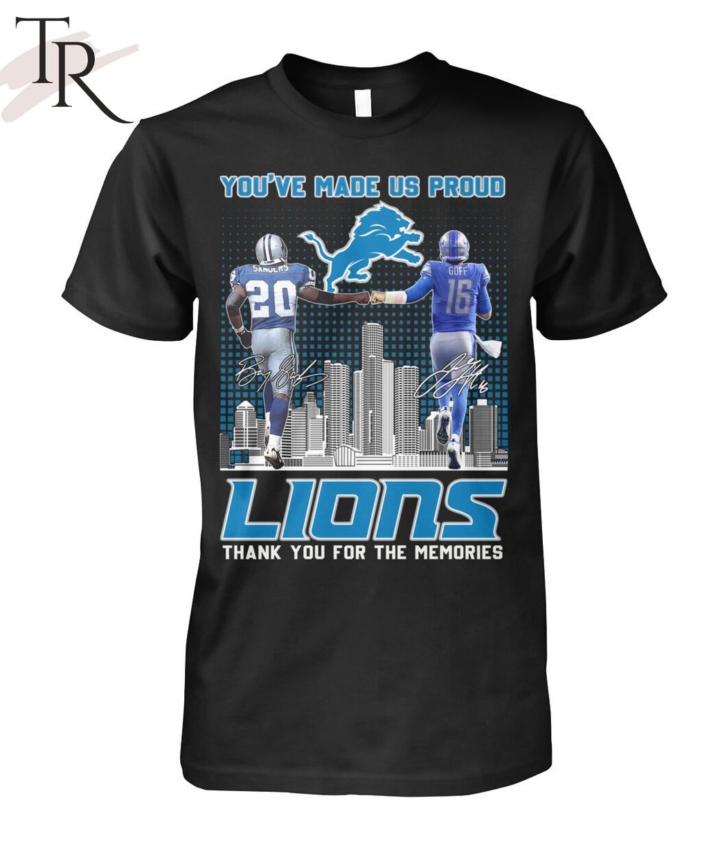 You've Made Us Proud Lions Thank You For The Memories T-Shirt