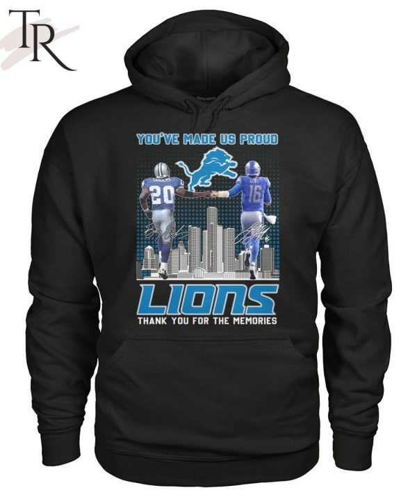 You’ve Made Us Proud Lions Thank You For The Memories T-Shirt