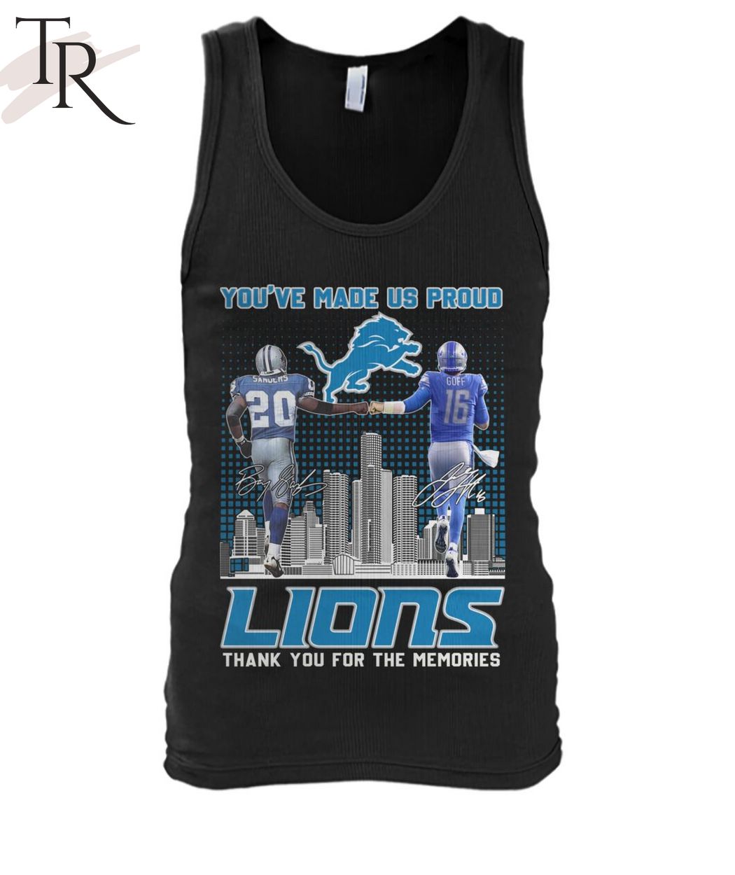 You've Made Us Proud Lions Thank You For The Memories T-Shirt