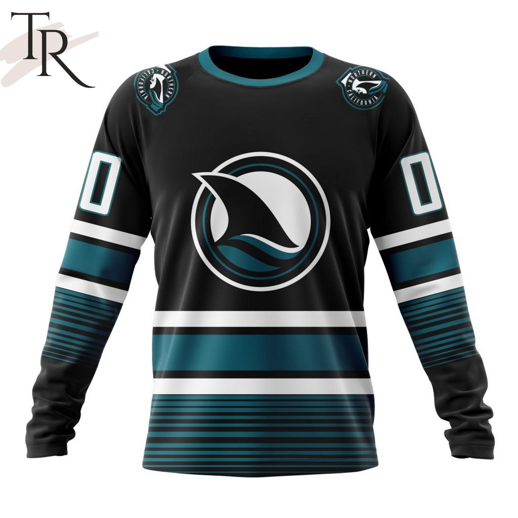 NHL San Jose Sharks Personalized 2024 New Third Kits Hoodie