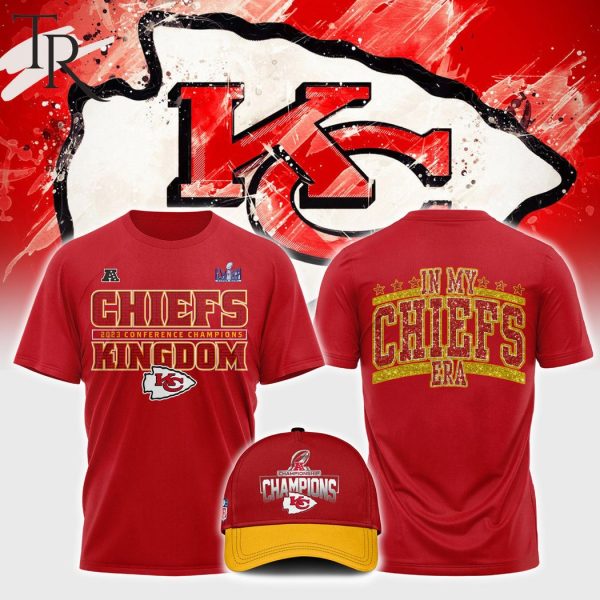 Kansas City Chiefs 2023 Conference Champions Kingdom In My Chiefs Era Hoodie, Longpants, Cap