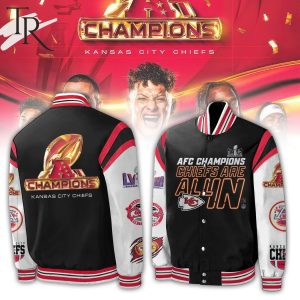 AFC Champions Kansas City Chiefs Are All In Super Bowl LVIII Baseball Jacket