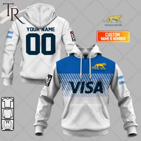 Rugby 7S 2024 Argentina Jersey Style Hoodie