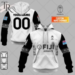 Rugby 7S 2024 Fiji Jersey Style Hoodie