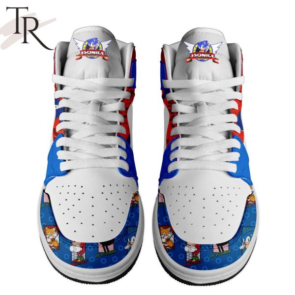 Sonic The Hedgehog Too Slow Air Jordan 1, Hightop