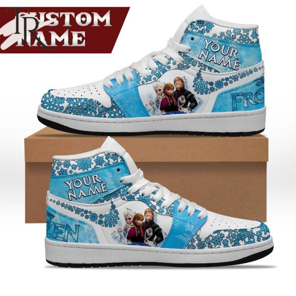 Custom Name Disney Frozen Air Jordan 1, Hightop
