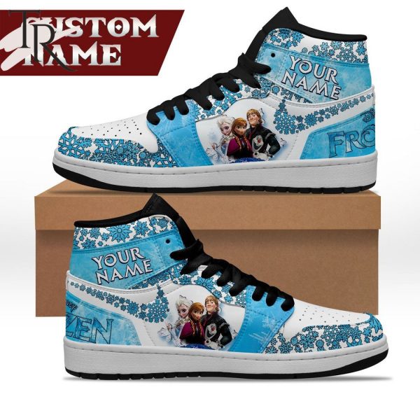 Custom Name Disney Frozen Air Jordan 1, Hightop