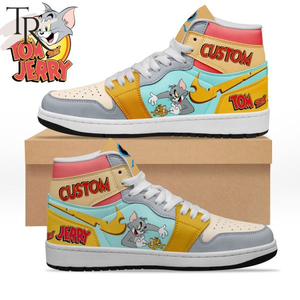 Custom Tom And Jerry Air Jordan 1, Hightop