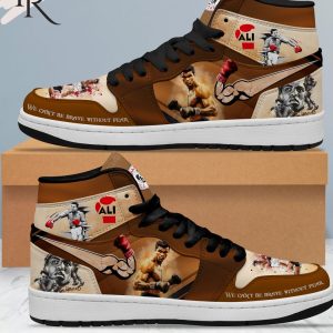 Muhammad Ali We Can’t Be Brave Without Fear Air Jordan 1, Hightop