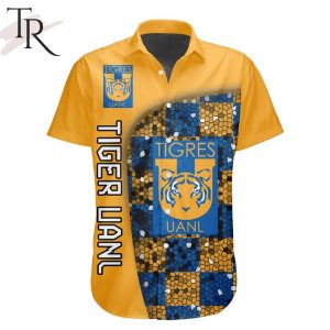 LIGA MX Tigres UANL Special Design Concept Hawaiian Shirt