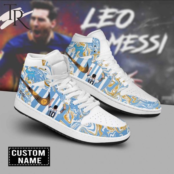 Custom Name Leo Messi Air Jordan 1, Hightop